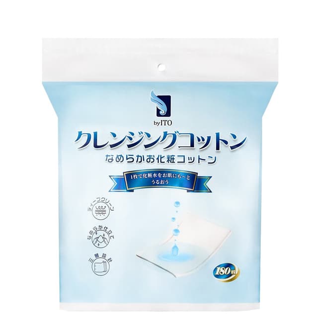 byITOクレンジングコットン 約60×50㎜(180枚) 1