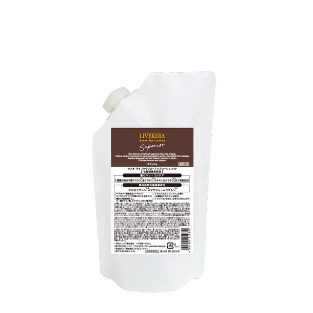 WUAO(ウアオ) ライブケラ ブローアップローションSP 500ml（レフィル） 1