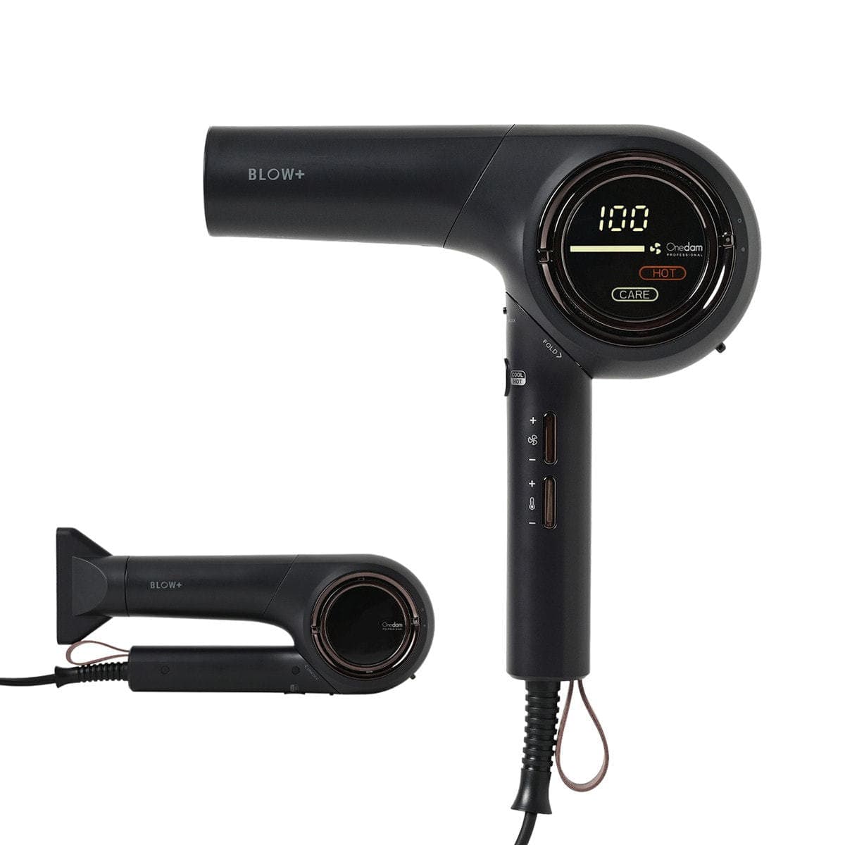 ワンダム プラズマケア ヘアドライヤー BLOW+（ブロープラス）ABD-702FBK ブラック（1200W）  1