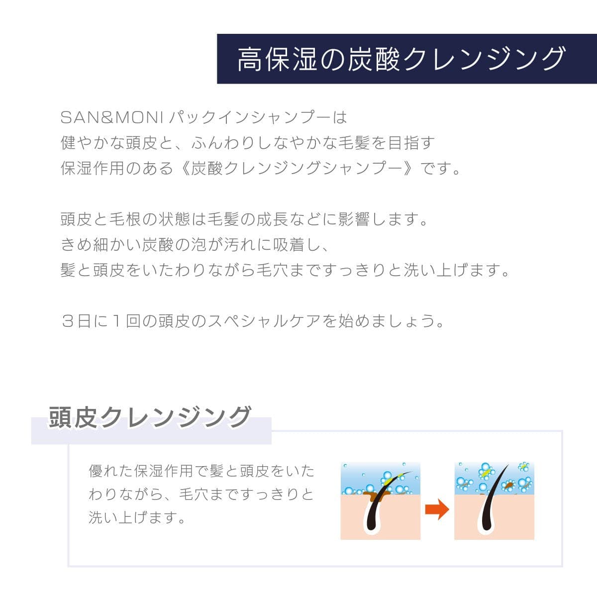 SAN&MONI パックインシャンプー 200g 5