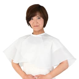 エクセル No.1017コンパクトサイズバックシャンプークロス ホワイト 1