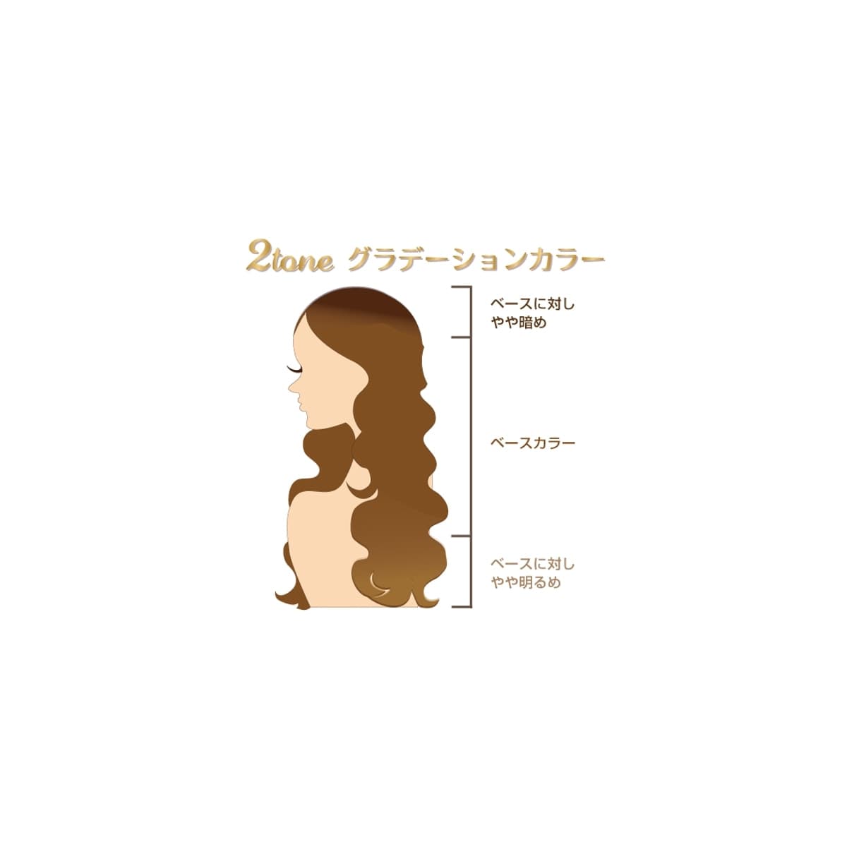 Clip Pony ロングカール ブラウニー 3