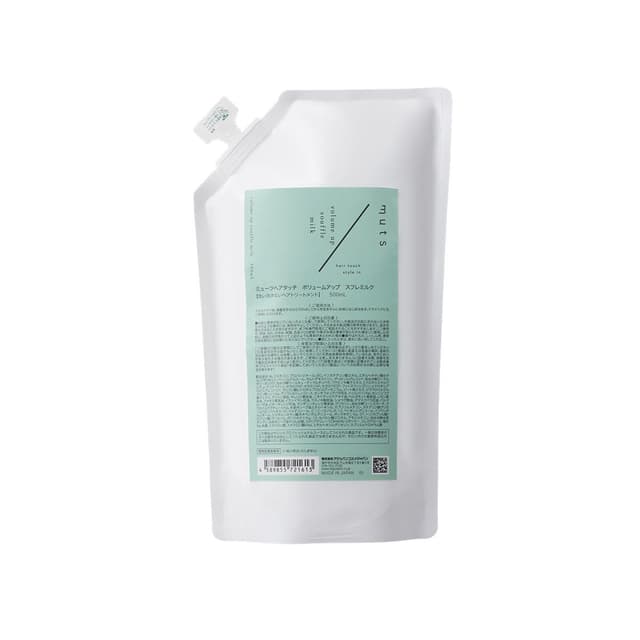 ミューツヘアタッチ ボリュームアップスフレミルク 500ml(レフィル) 1
