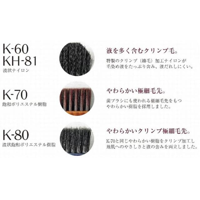 ヘアダイブラシK-60 WG ミント（ホワイト毛） 3