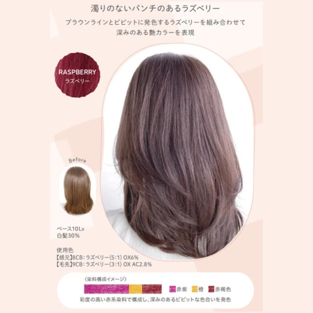メイリー セゼ クロス ラズベリー 90g《グレイカラー》【医薬部外品】 2