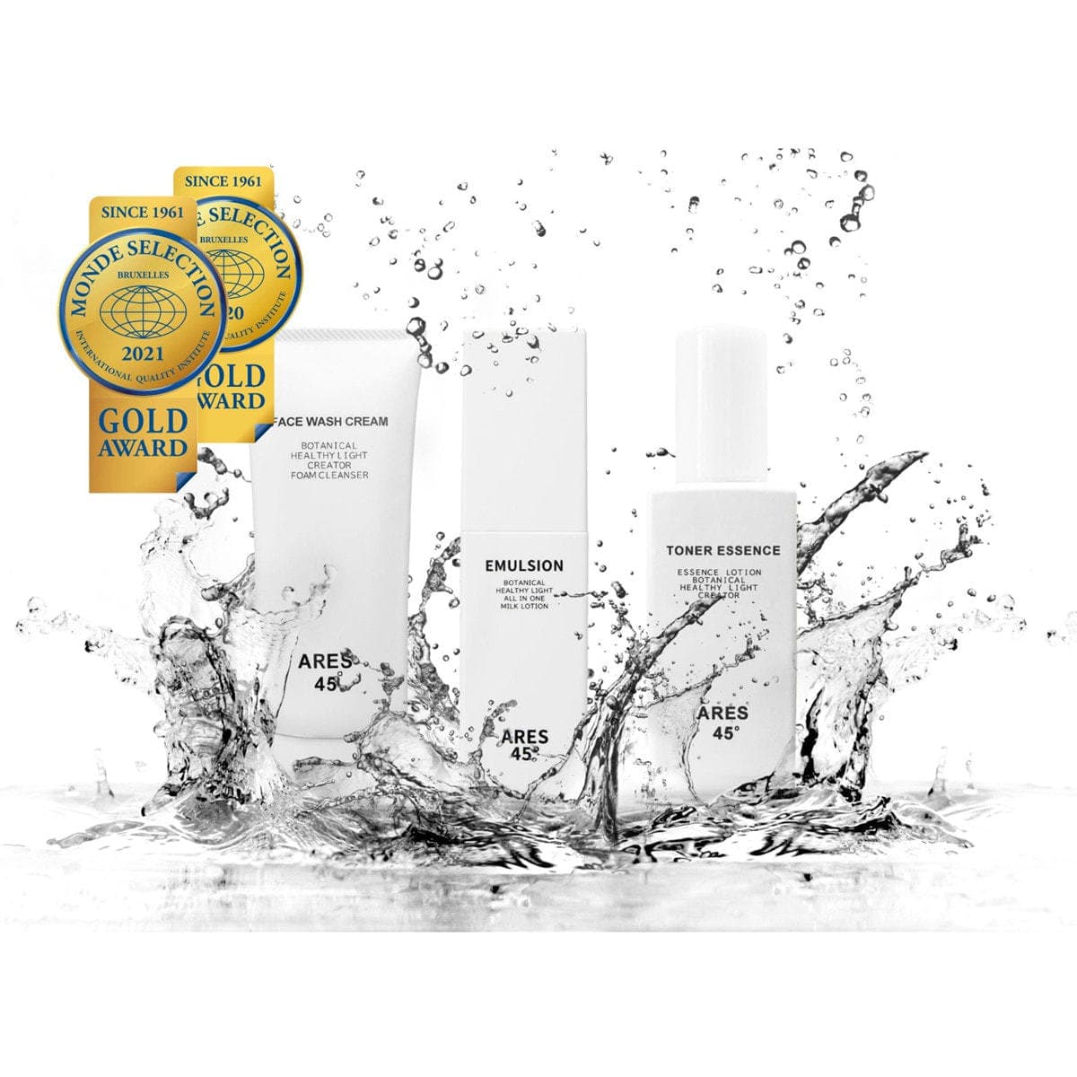 ARES45° ボタニカルオールインワン乳液 100ml 5