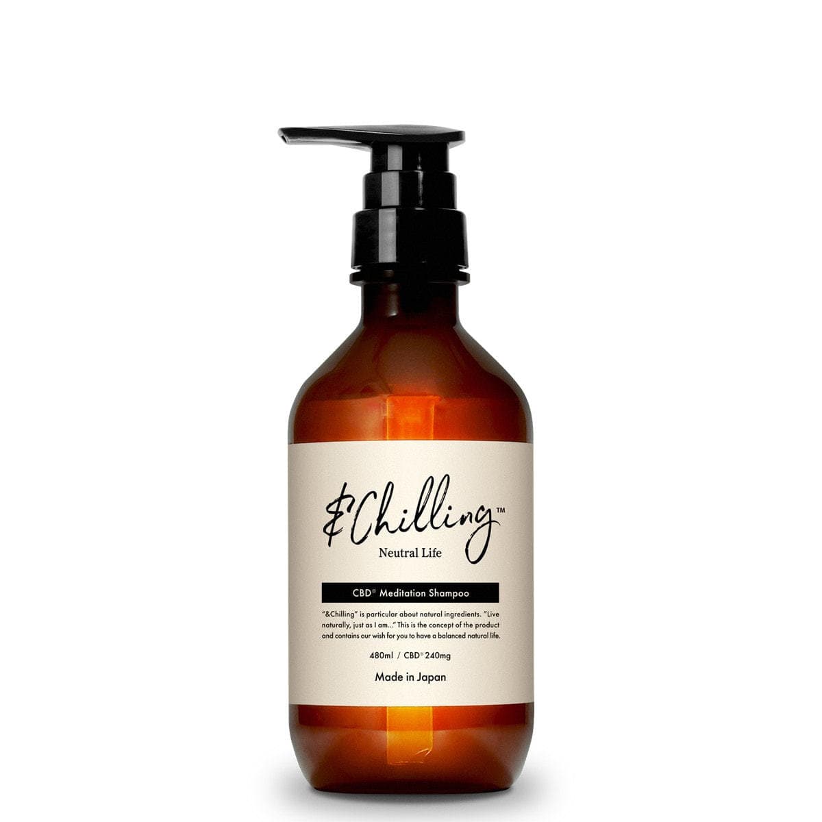 &Chilling CBD メディテーションシャンプー 480ml 1