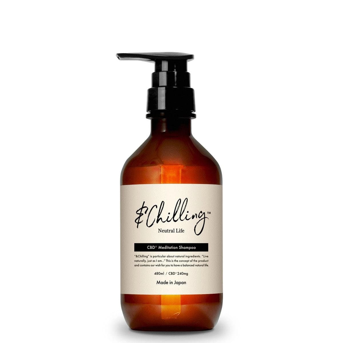 &Chilling CBD メディテーションシャンプー 480ml 1