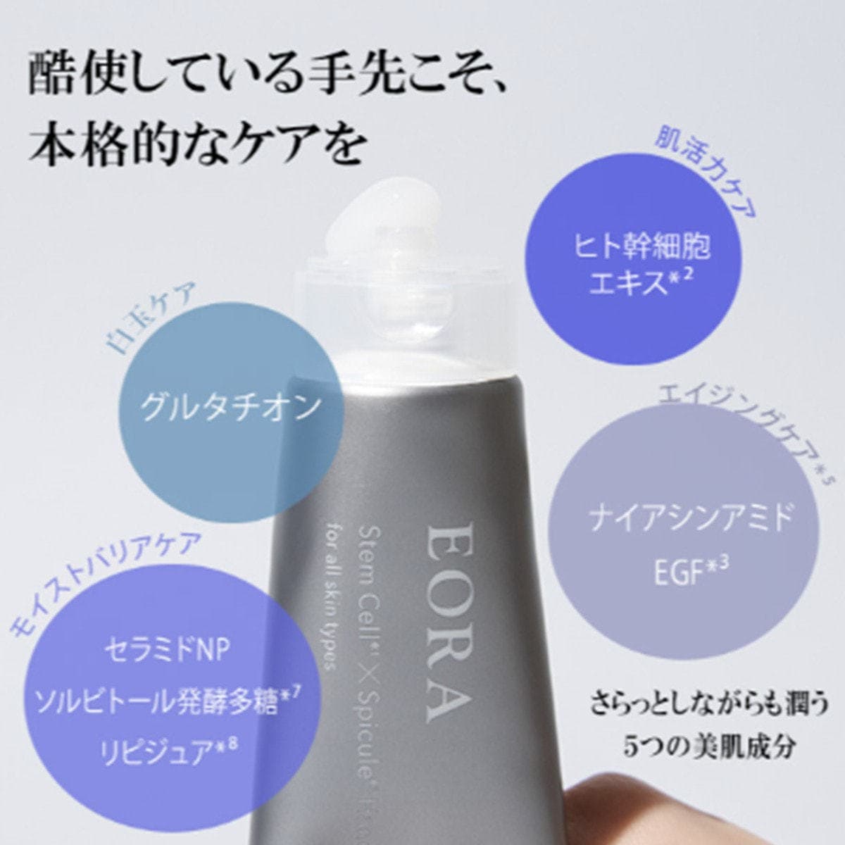 EORA スピキュールハンドジェルクリーム SP 50g 3