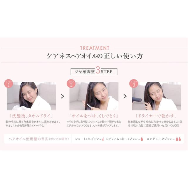 ケアネス ヘアオイル リノ 92ml 5