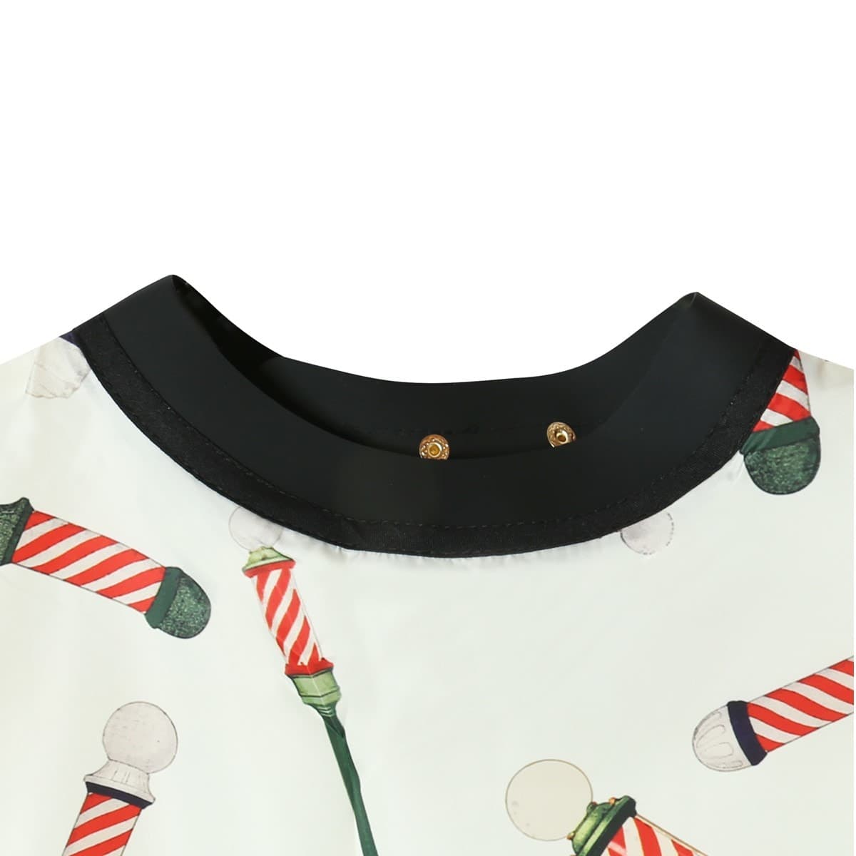 GRIMSTEADS 袖なしカットクロス Vintage Barber Pole Design 3