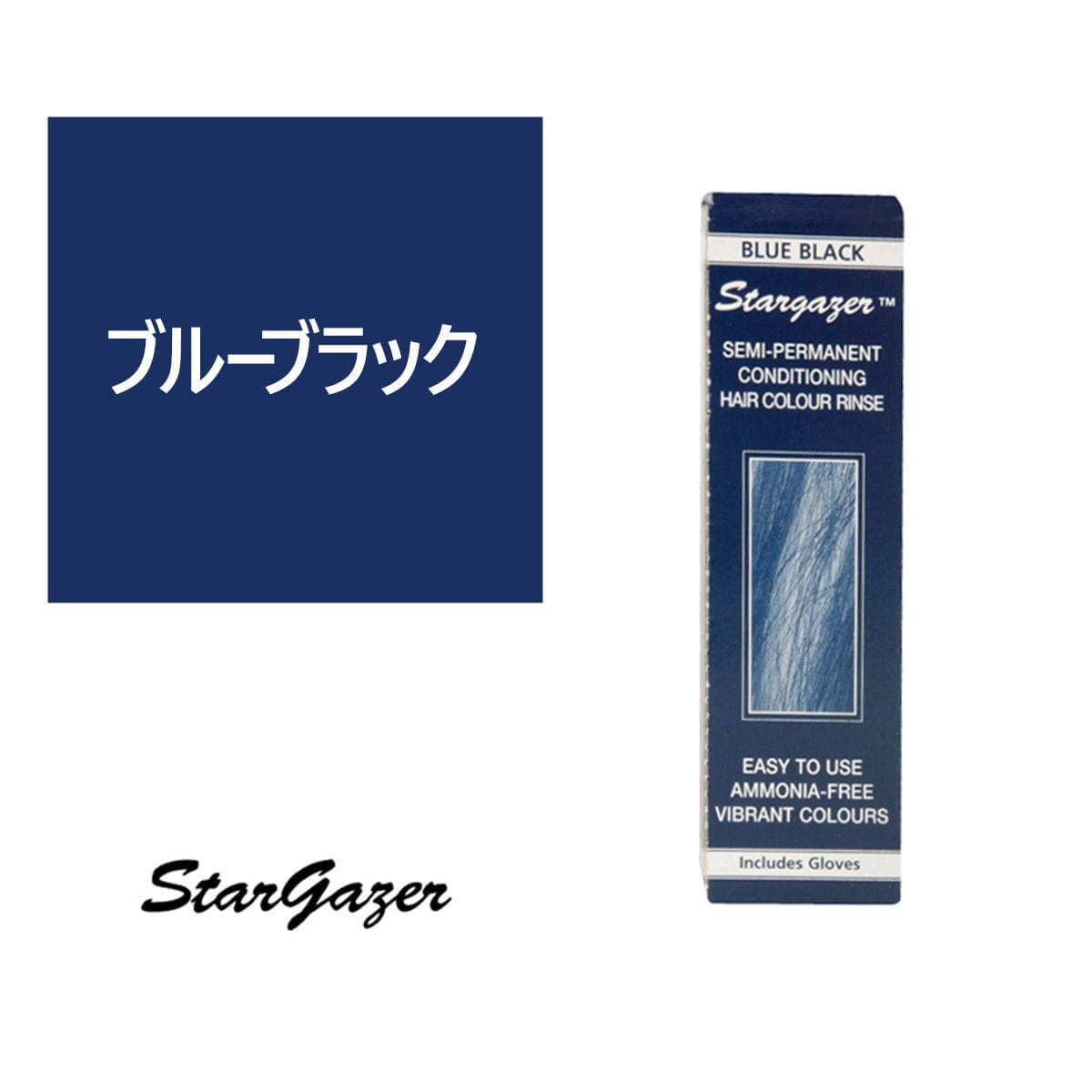 スターゲイザー ヘアカラーリンス 70ml＜ブルーブラック＞ 1