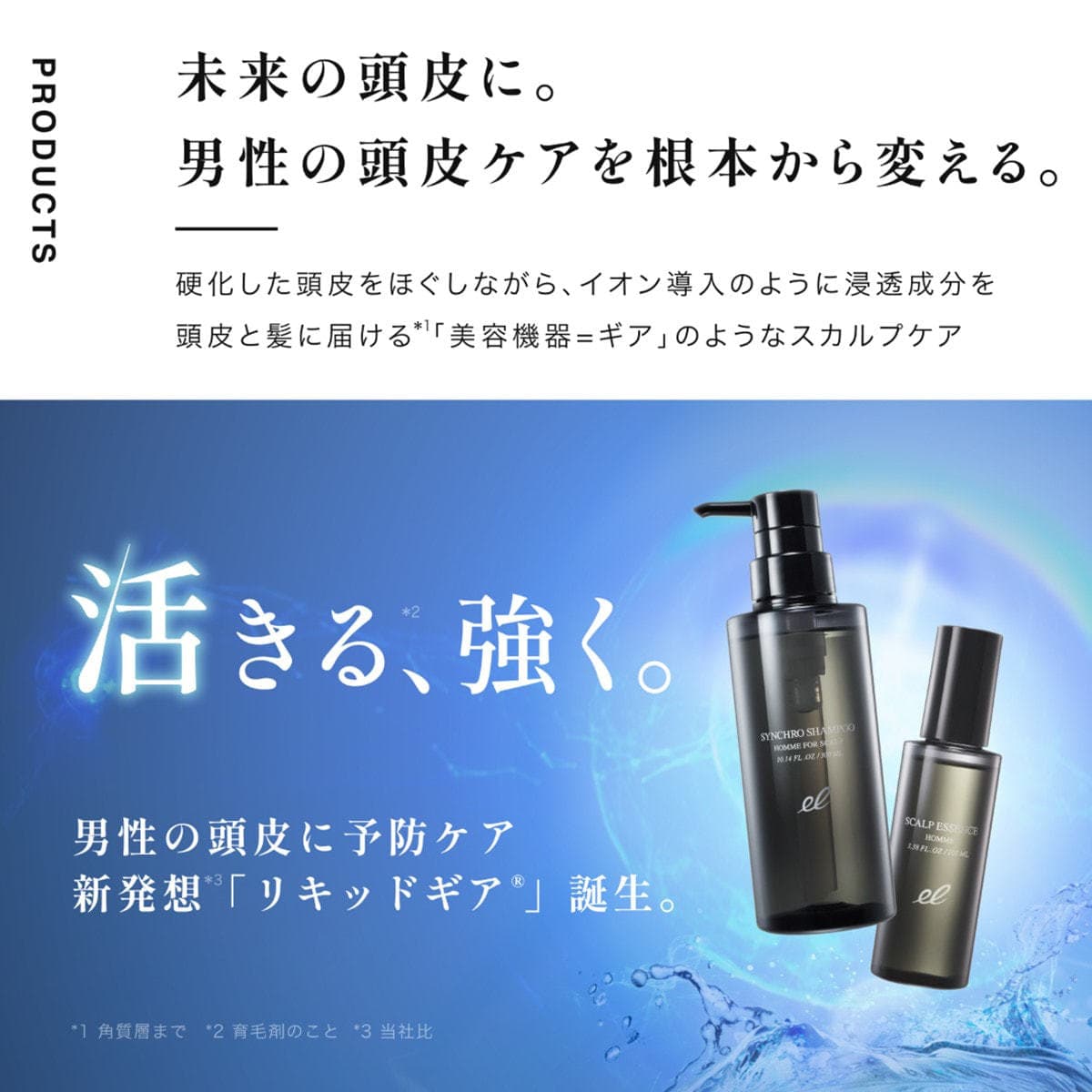 エレクトロン コスメティクス シンクロシャンプー オム FOR SCALP （男性用）  300ml 2