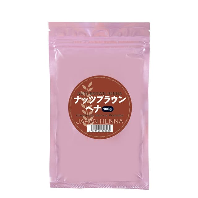 【ジアミン入り】ジャパンヘナ ナッツブラウン100g (雑貨タイプヘナ) 1