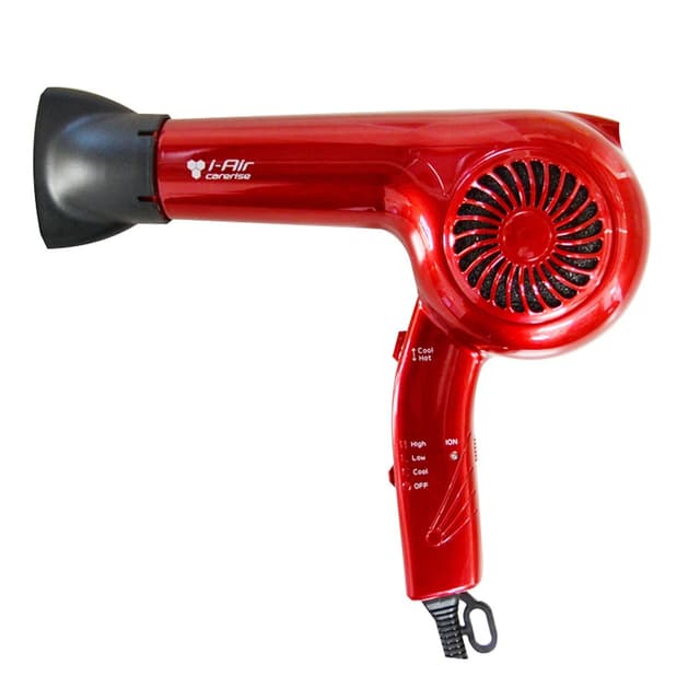 アイエアー ケアライズ ヘアドライヤーTF-1408 ピアノレッド(750W) 1