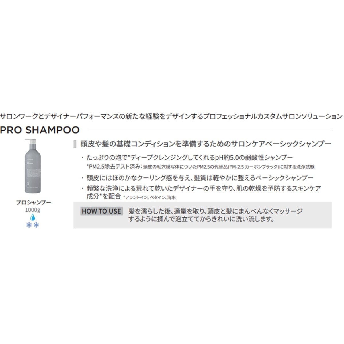 アユンチェ プロ シャンプー 1000ml 2