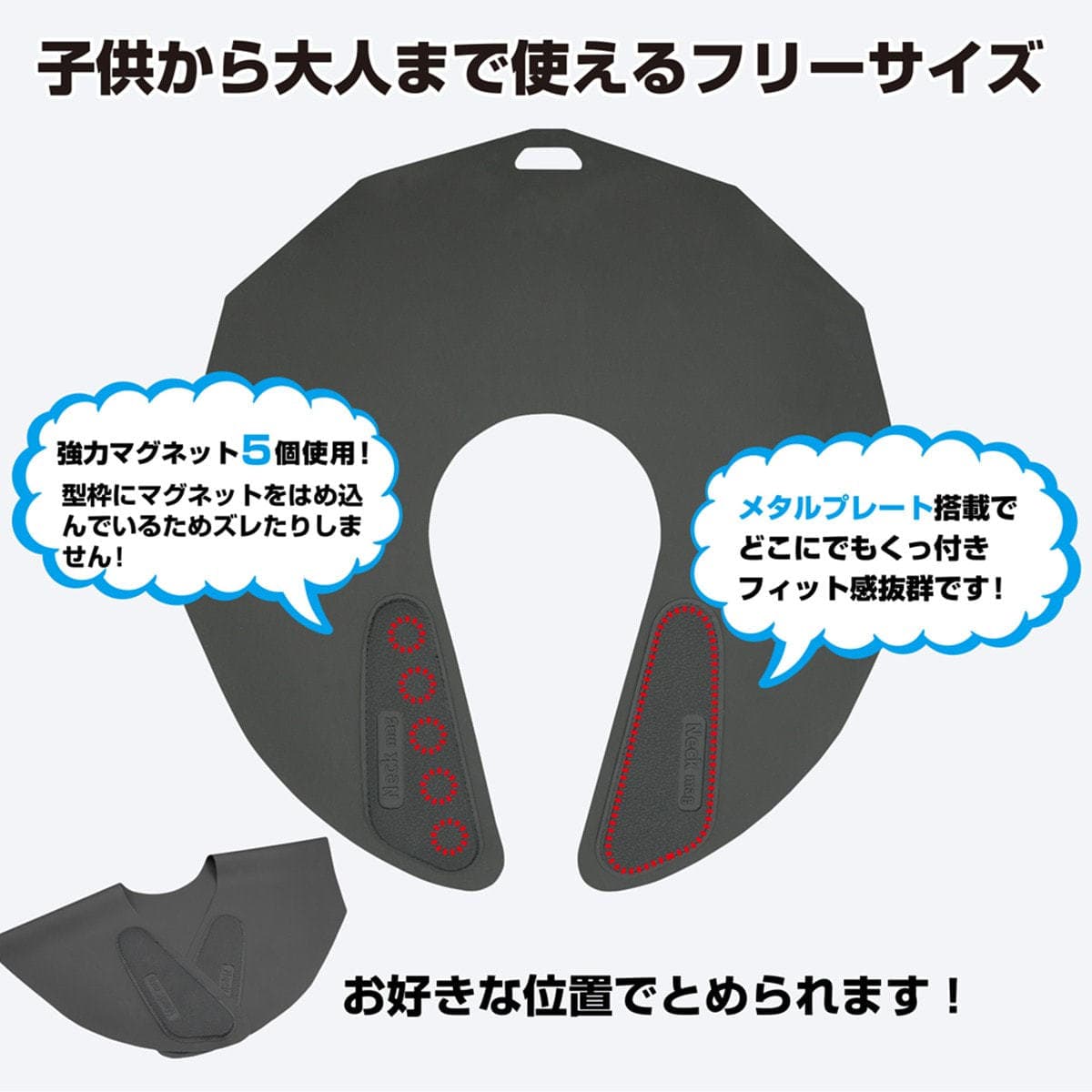 ネックマグ　グレー 4