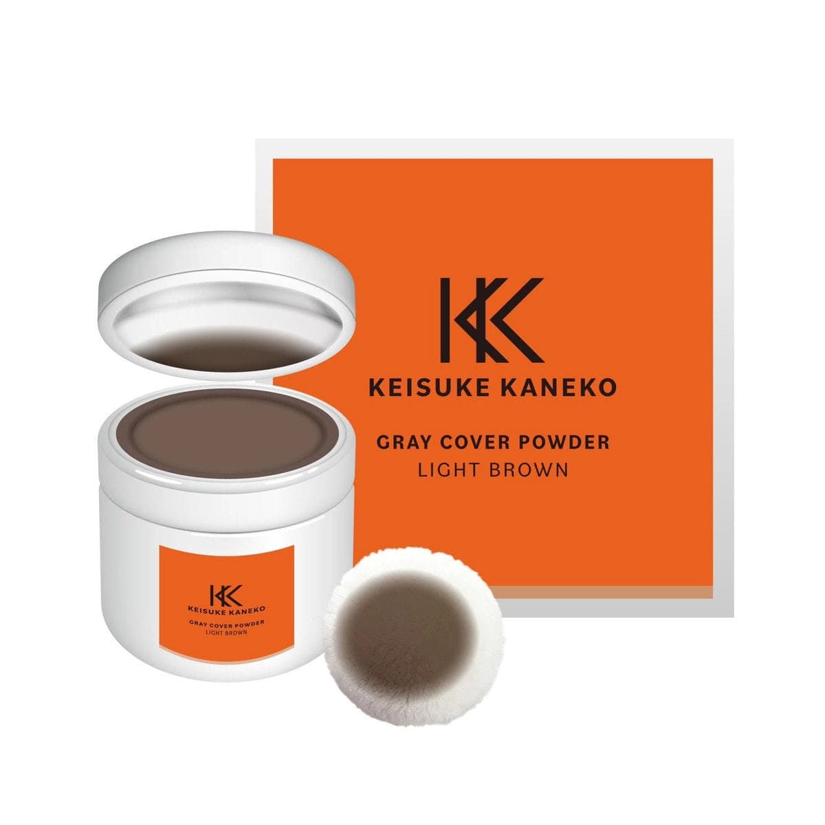 KEISUKE KANEKO グレーカバーパウダー ライトブラウン 40g 1