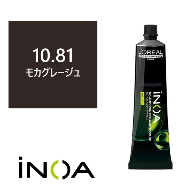 イノアカラー 10.81(モカグレージュ) 60g 【医薬部外品】 1