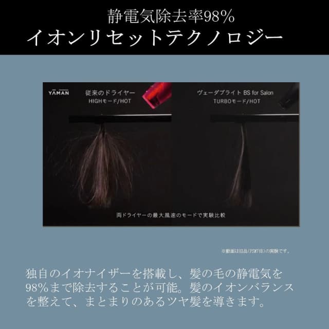 ヴェーダブライト PLUS BS for Salon ヘアドライヤー（1250W） 7