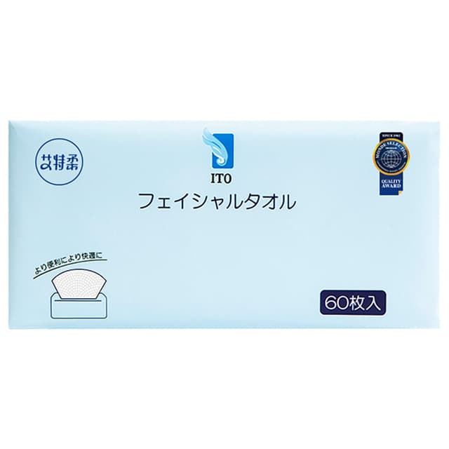 ITOフェイシャルタオル 約200×185 ㎜(60枚) 1