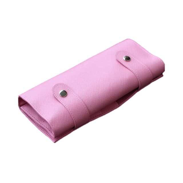 POCKE サフィアーノ風ロールケース ピンク 1