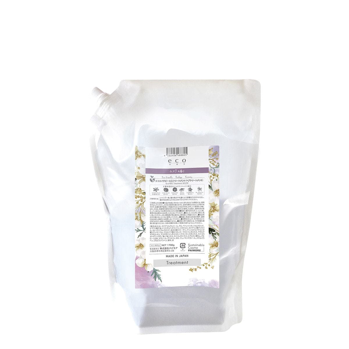 eco HBS (エコエイチビーエス) シャンプー（ムスク） 1700ml 2