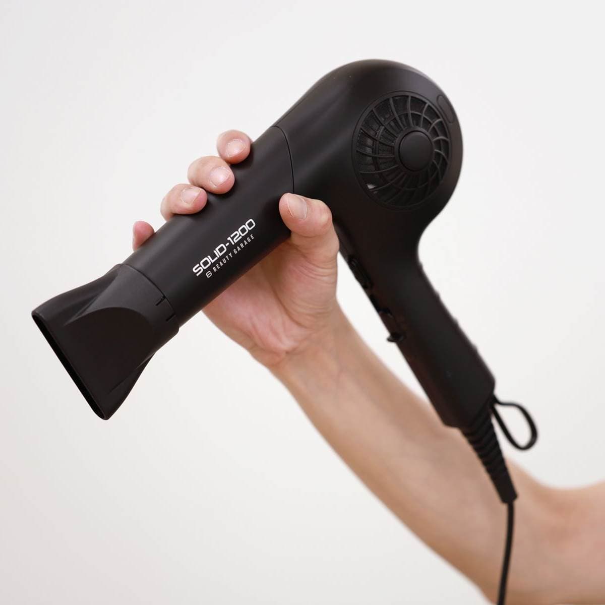 プロフェッショナルヘアドライヤーSOLID-1200 (1200W) マットブラック 5