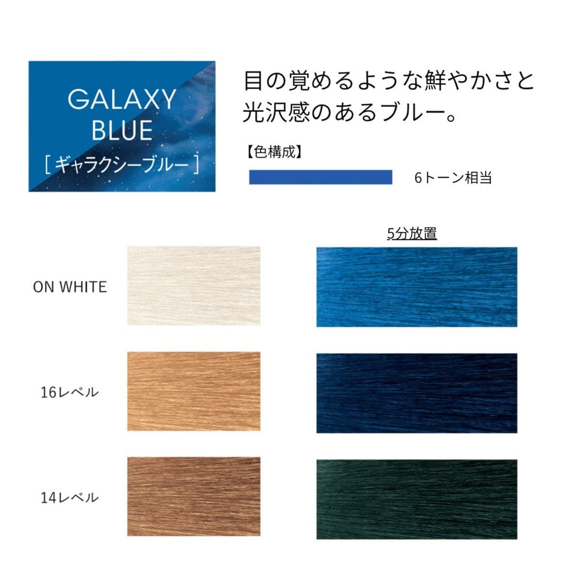 イロジカケ G BL(ギャラクシーブルー)(ファッションカラー) 80g【医薬部外品】 2