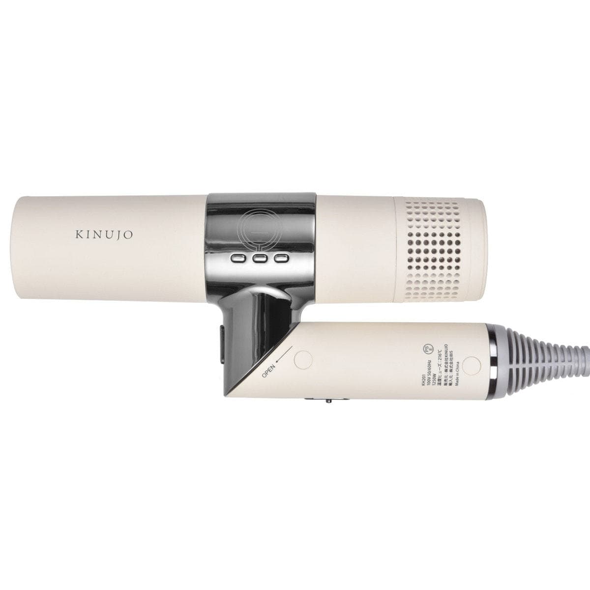 KINUJOヘアドライヤー（1250W）ホワイト KH301 3