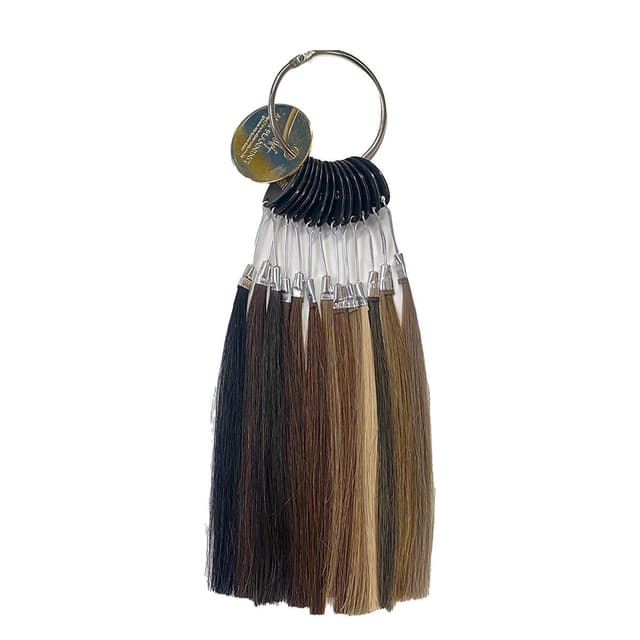 ヒューマンヘア ナチュラルカラー 13色 カラーチャート 1