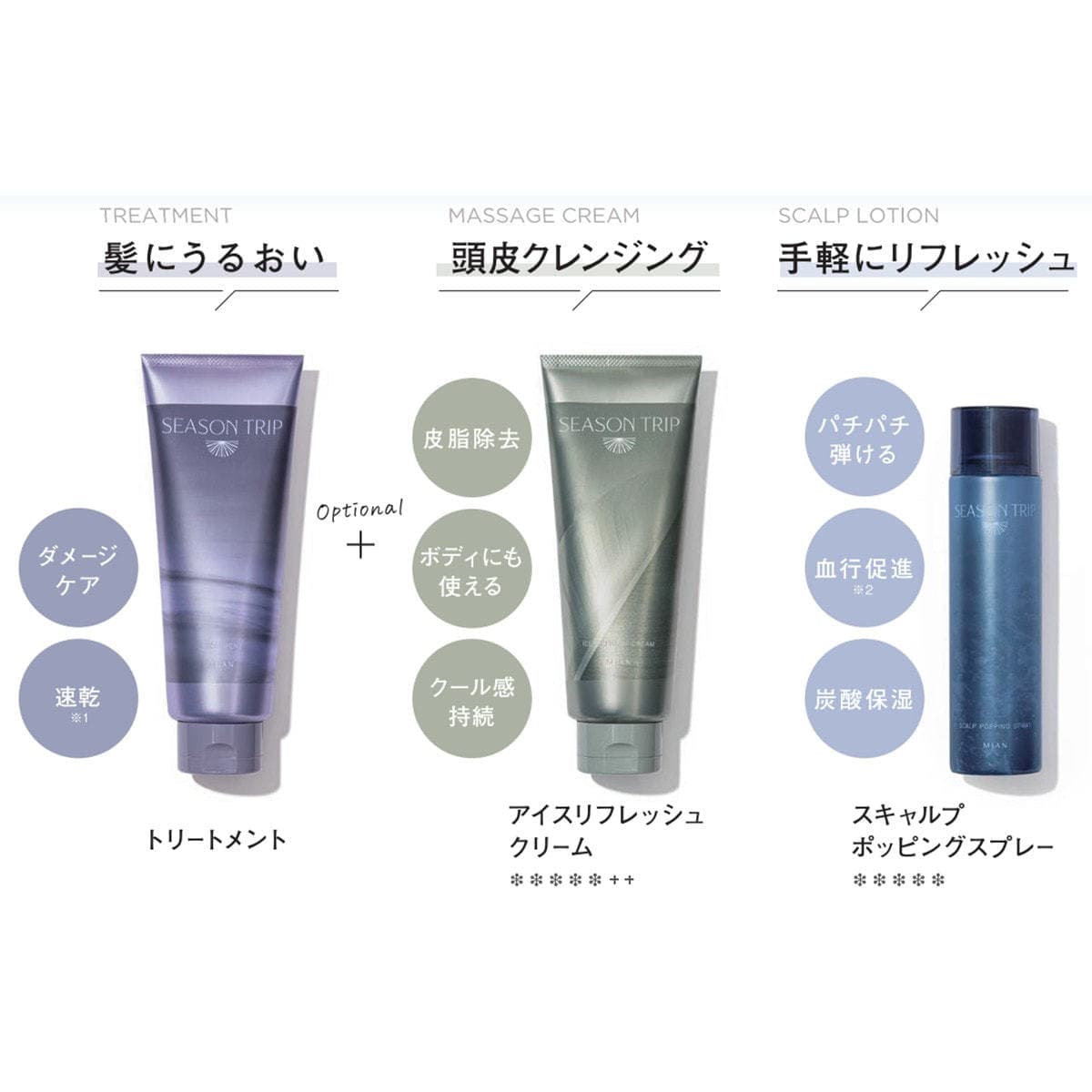 シーズントリップ スキャルプポッピングスプレー 95g 2