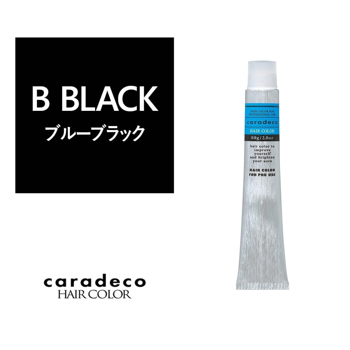キャラデコ B BLACK(ブルーブラック/ダークカラー)80g【医薬部外品】 1