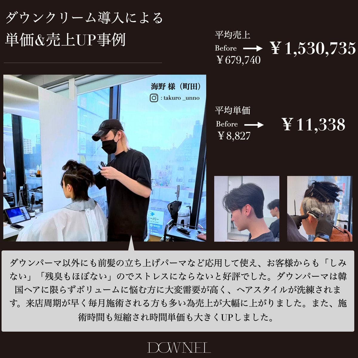 DOWNEL(ダウネル) プロフェッショナルダウンクリーム 1000g≪1浴式/ダウンパーマ薬剤≫ 8