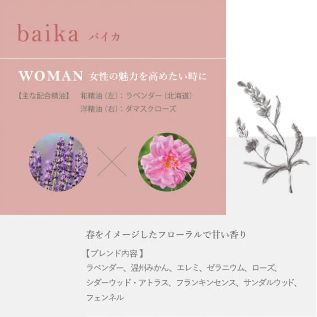 フレーバーライフ hanatomi ハンドクリーム baika（バイカ） 40g 2