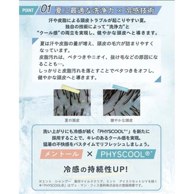 ミント シャンプー フローズンリフレッシュ 1000ml レフィル 2