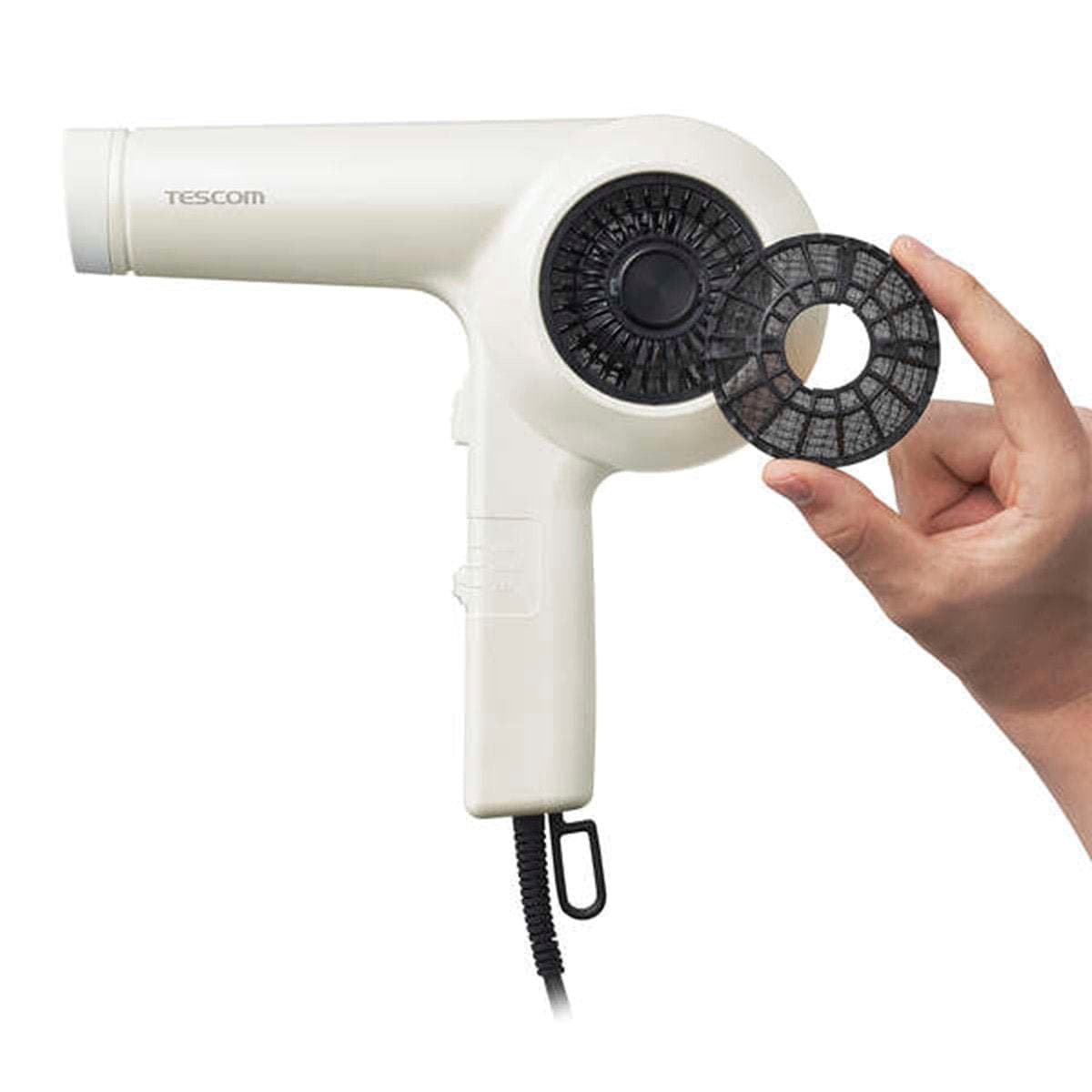 テスコム マイナスイオンヘアドライヤーOFR01-W(1200W)ホワイト 3