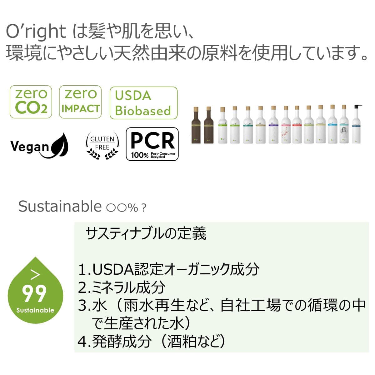 オーライト ヘアトリートメントBB(バンブー) 1000ml≪くせ毛用≫ 3