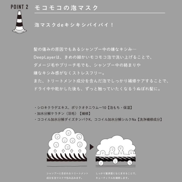 ディープレイヤー シャンプー ExG 500ml 3