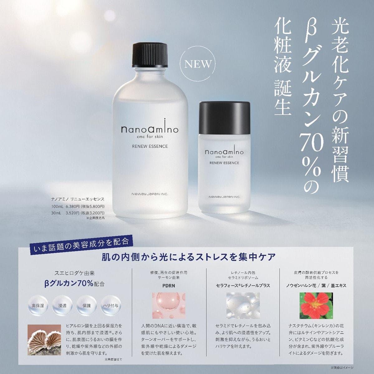 ナノアミノ リニューエッセンス 100ml 3