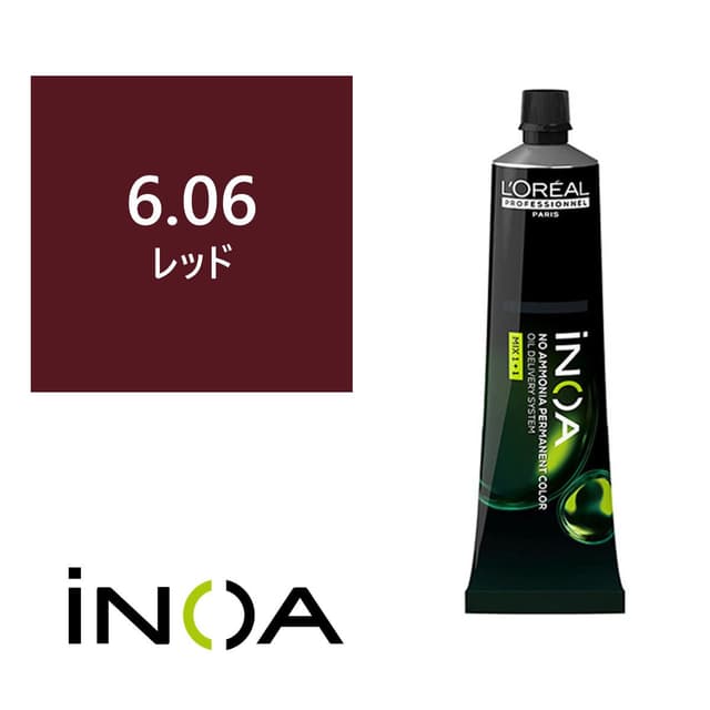 イノアカラー 6.06(レッド) 60g 【医薬部外品】 1