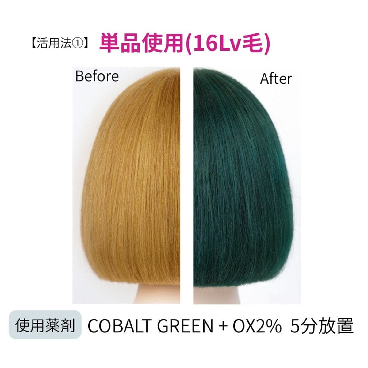 イロジカケ C GR(コバルトグリーン)(ファッションカラー) 80g【医薬部外品】 3