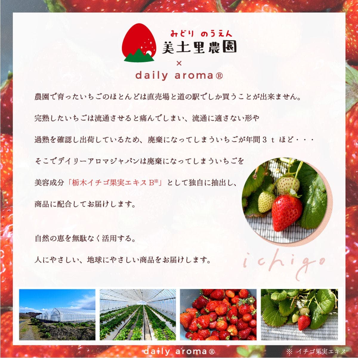 デイリーアロマジャパン ichigo ハンドクリームDA 20g 4