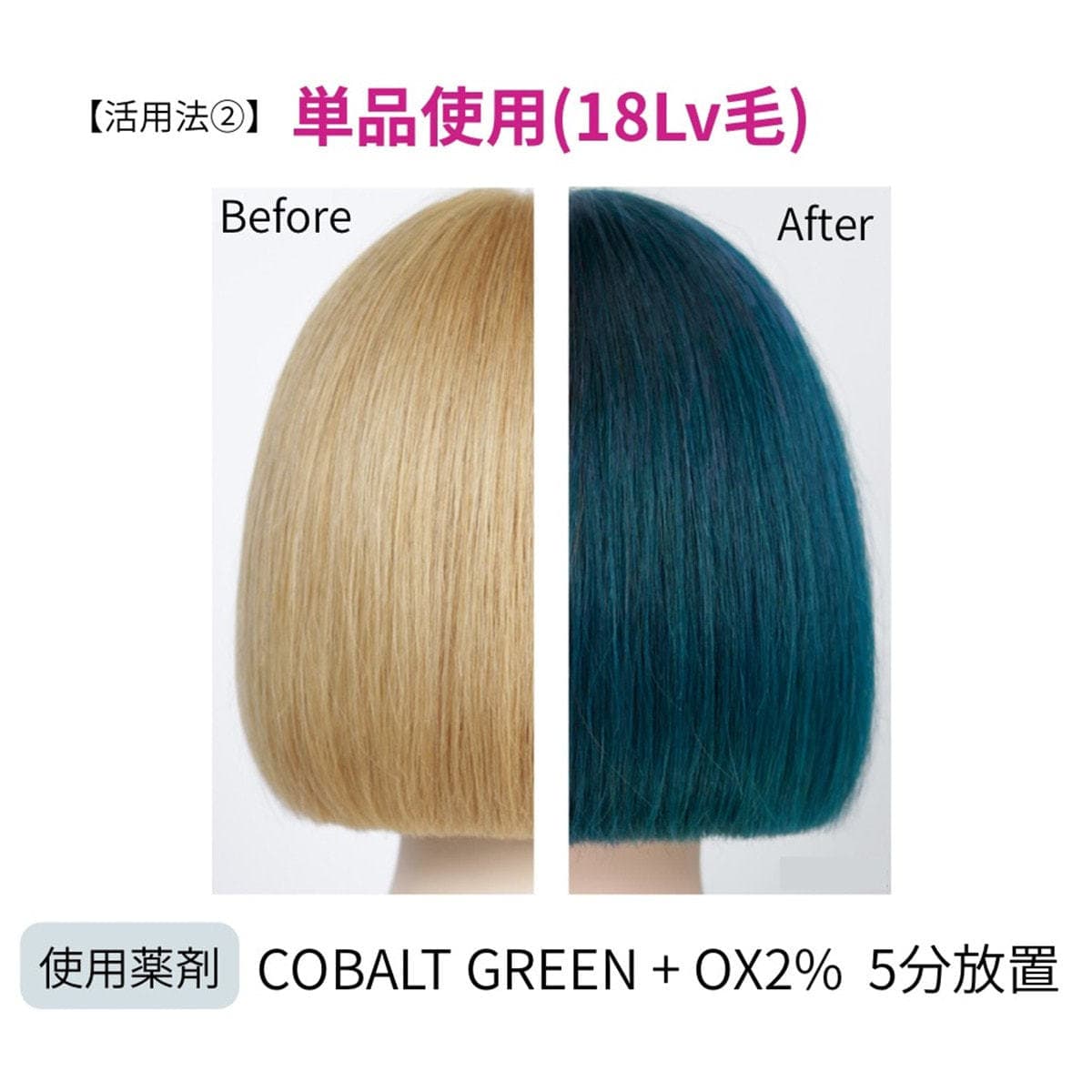 イロジカケ C GR(コバルトグリーン)(ファッションカラー) 80g【医薬部外品】 4
