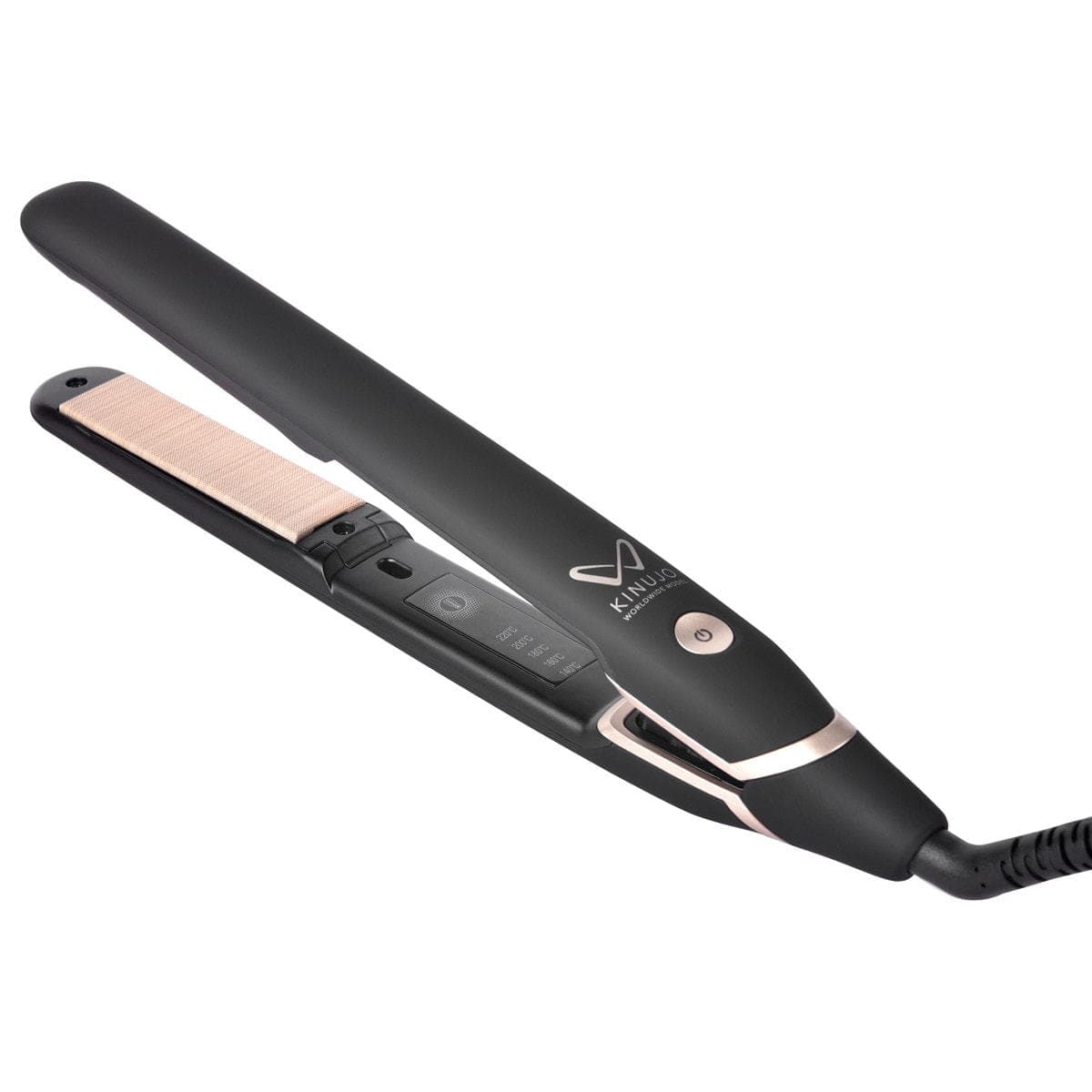 KINUJO ストレートヘアアイロンWワールドワイドモデル(ブラック)DS200⁻BK≪国内・海外兼用≫ 1