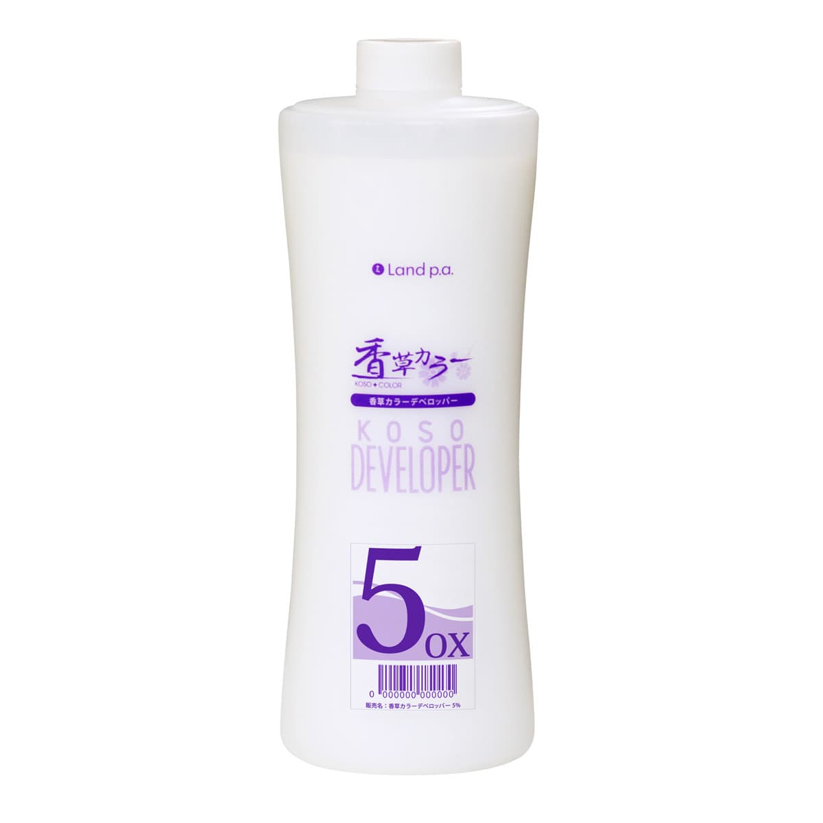 香草カラー デベロッパー 5% 1000ml【医薬部外品】 1