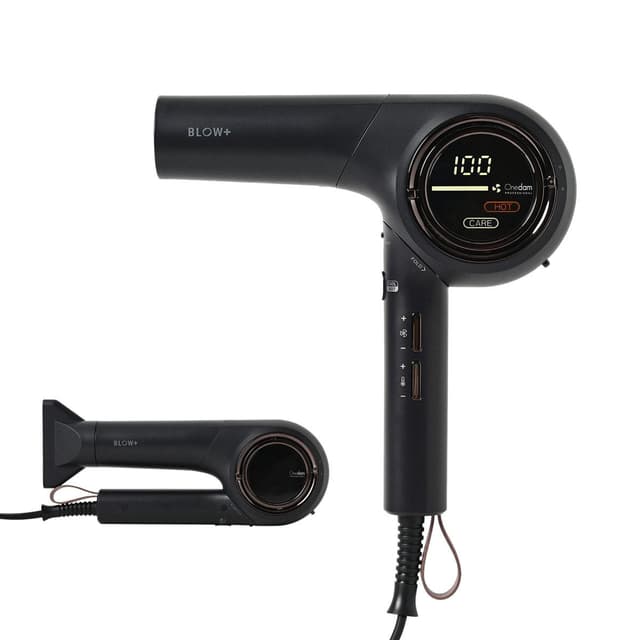 ワンダム プラズマケア ヘアドライヤー BLOW+(ブロープラス)ABD-702FBK ブラック(1200W) 1