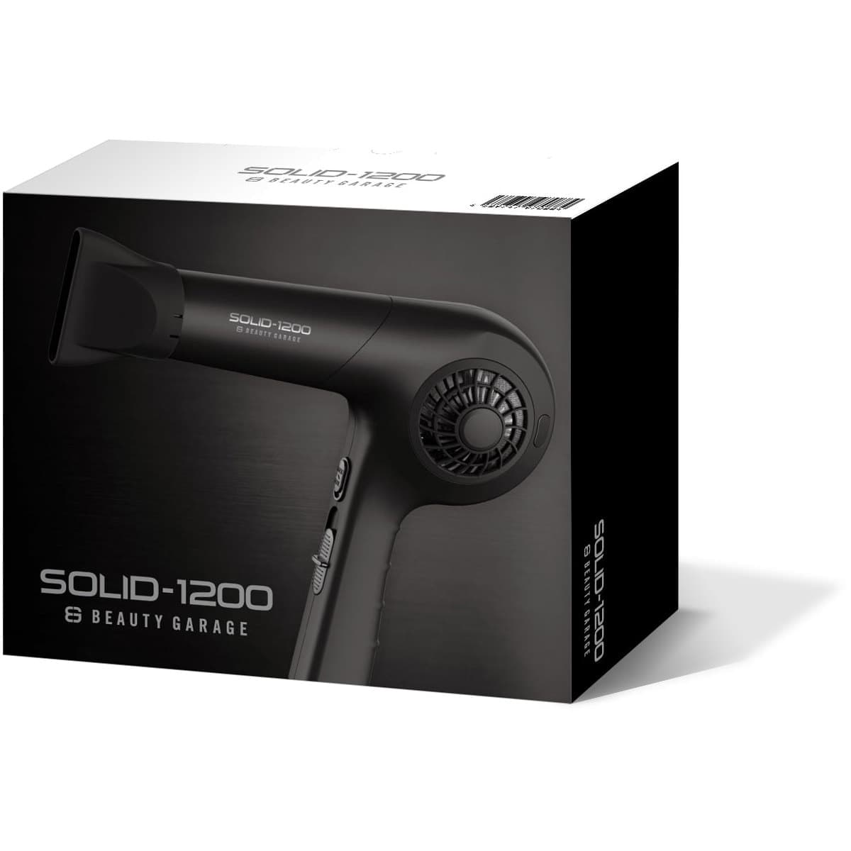 プロフェッショナルヘアドライヤーSOLID-1200 (1200W) マットブラック 2