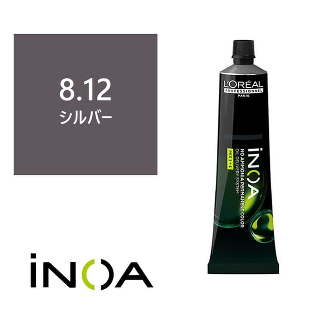 イノアカラー 8.12(シルバー) 60g 【医薬部外品】 1