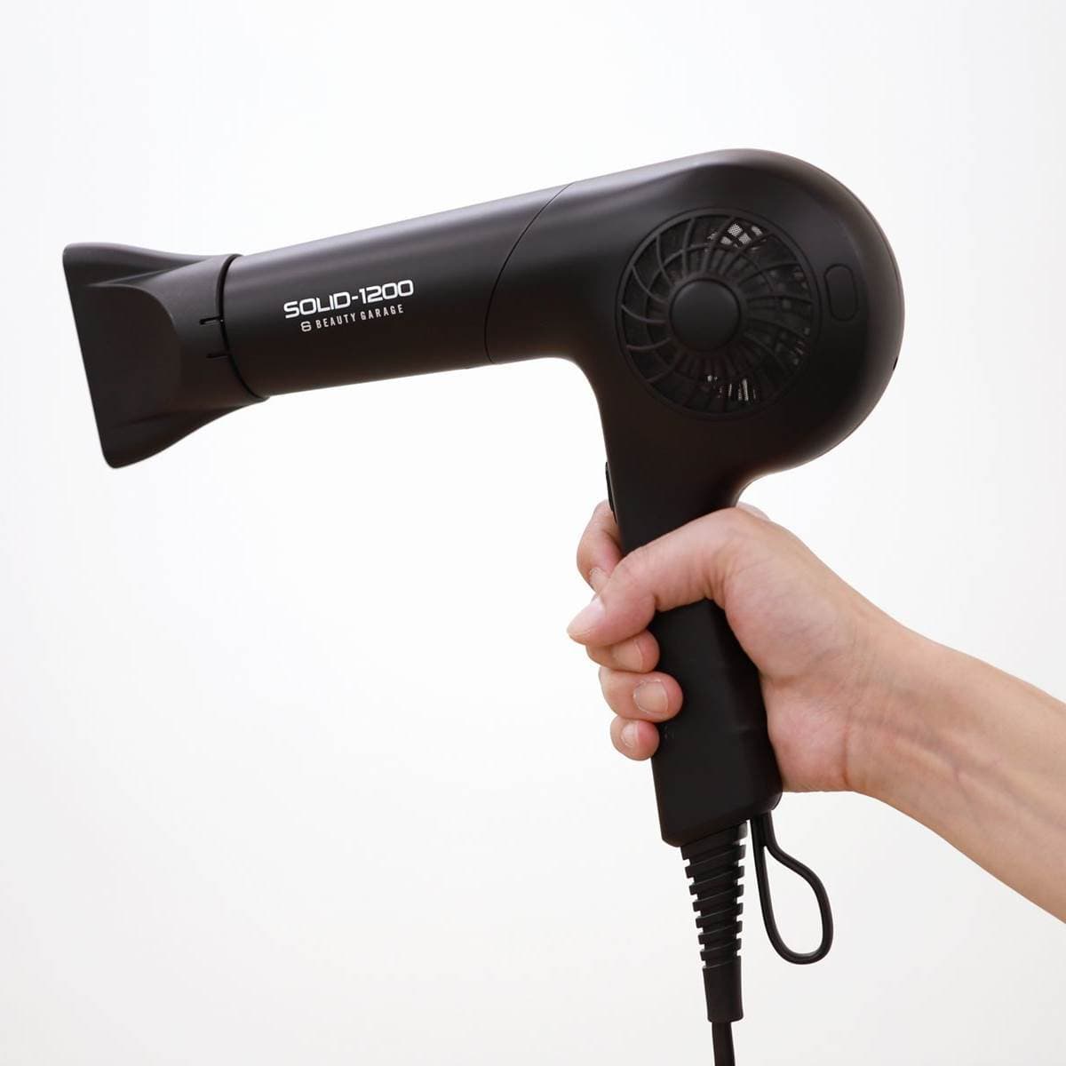 プロフェッショナルヘアドライヤーSOLID-1200 (1200W) マットブラック 6
